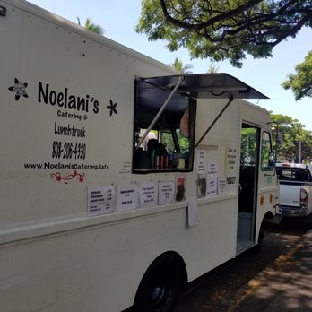 Noelani's Catering - Truck parked in front of state tax building - Food Trucks Near Me - Honolulu, Hawaii
