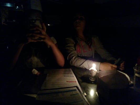 Photo of Ed Debevic's - Chicago, IL, US. Lights went out at Eds right before we ordered