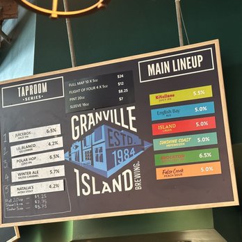 Granville Island Brewing - Beer lineup - Breweries Near Me - Vancouver, British Columbia Granville Island Brewing - Beer lineup - Breweries Near Me - Vancouver, British Columbia