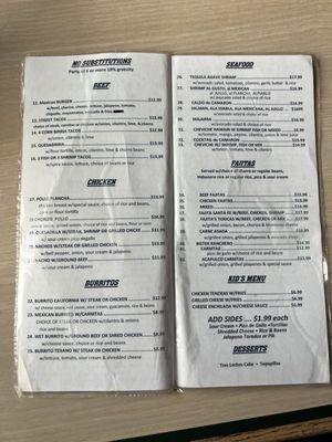 Menu photo 7 Blue Agave Abilene, TX