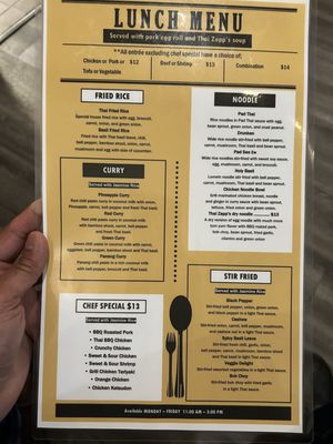Menu photo 3 Thai Zapp Thai & Ramen Flowood, MS Menu photo 3 Thai Zapp Thai & Ramen Flowood, MS