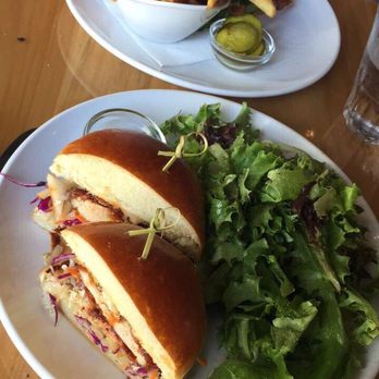 Fete - Korean chicken sandwich. Get it! - New American Near Me - Honolulu, Hawaii