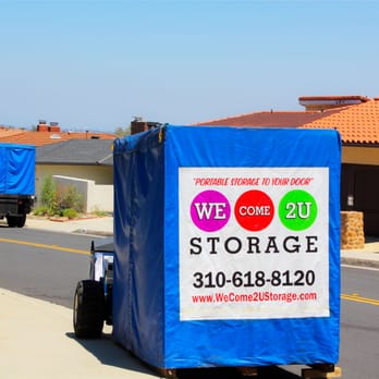 We Come 2U Storage - Situating a unit in front of a house - Self Storage Near Me - Torrance, California We Come 2U Storage - Situating a unit in front of a house - Self Storage Near Me - Torrance, California