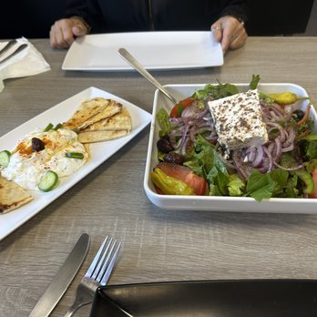 Pita Pitaki - Family meal- greek salad & tzatziki ! So yummy! - Greek Near Me - Long Beach, California Pita Pitaki - Family meal- greek salad & tzatziki ! So yummy! - Greek Near Me - Long Beach, California