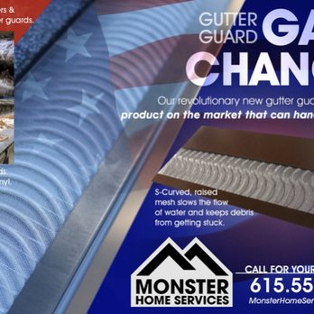 Monster Home Services - Valor Gutter Guards. The true Game Changer in the Gutter Guard industry. - Decks & Railing Near Me - Nashville, Tennessee Monster Home Services - Valor Gutter Guards. The true Game Changer in the Gutter Guard industry. - Decks & Railing Near Me - Nashville, Tennessee