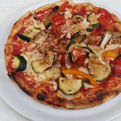 La Bruschetta - Gemüsepizza - viel frisches Gemüse, fast wie Anti Pasti