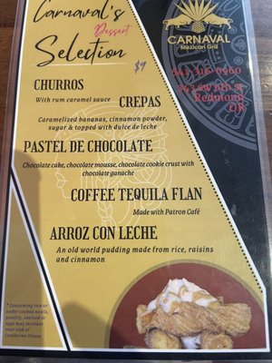 Menu photo 4 Carnaval Mexican Grill Redmond, OR