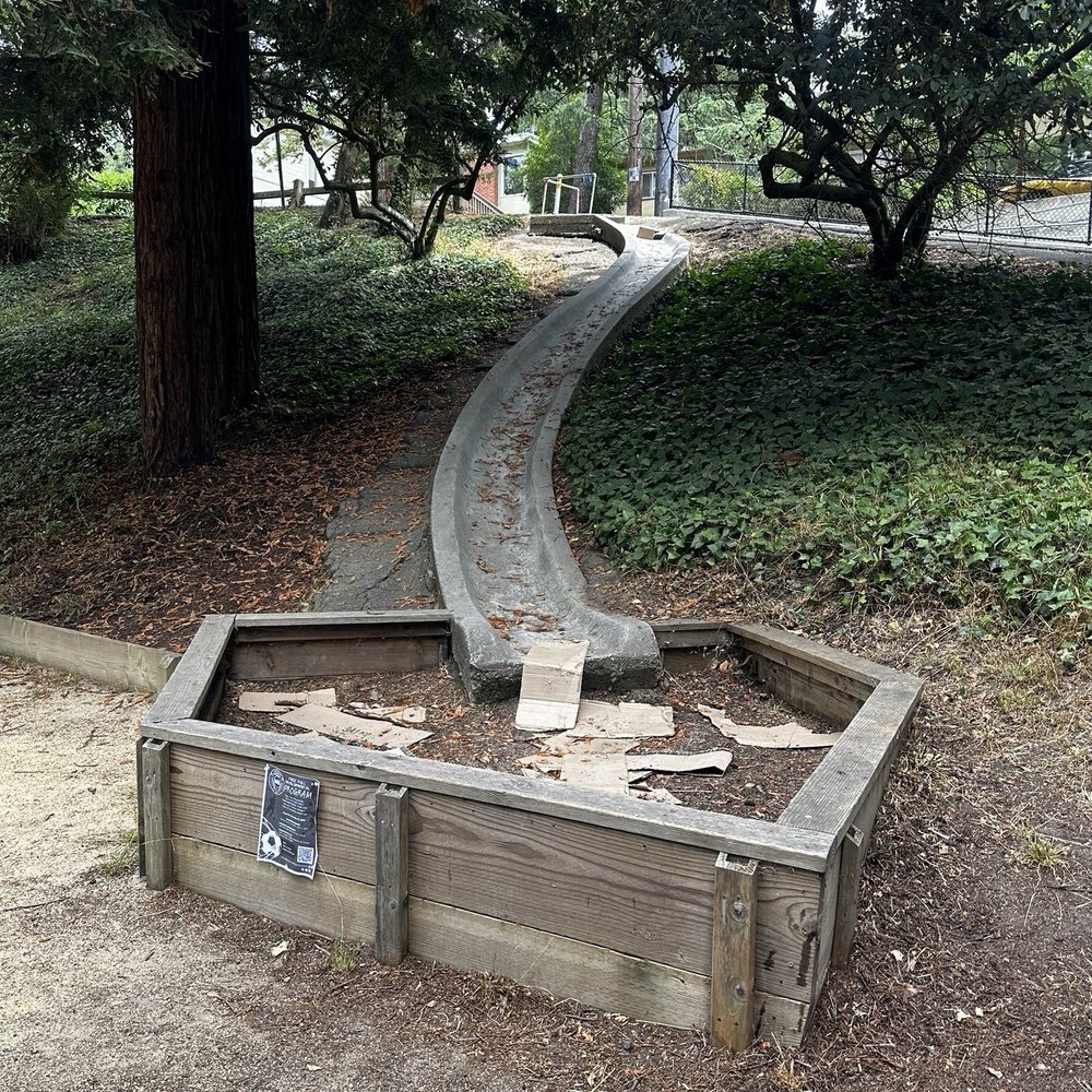 Terrace View Park - Small cement slide - Parks Near Me - Berkeley, California
