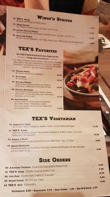 Menu photo 4 Tex's Bar-B-Q Hamburg, HH Menu photo 4 Tex's Bar-B-Q Hamburg, HH