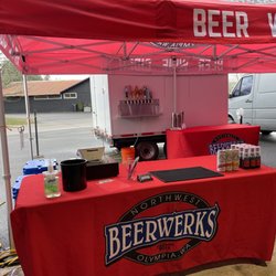 Northwest Beerwerks - Our mobile garden set up! Great for weddings and other events!