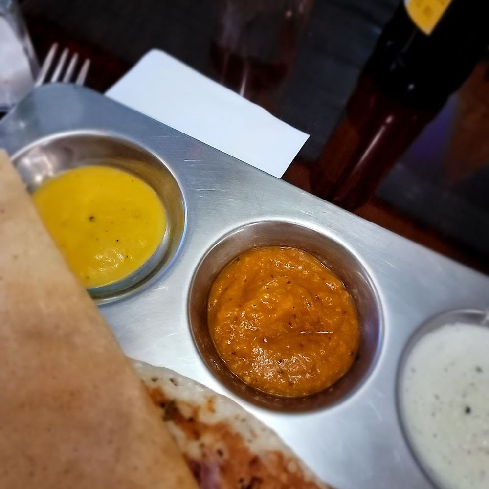 Adyar Ananda Bhavan - Bhavan Grilled Thali. Tomato Chutney. Good - Indian Near Me - New York, New York