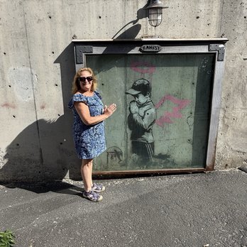 Banksy Praying Boy - Public Art Near Me - Park City, Utah Banksy Praying Boy - Public Art Near Me - Park City, Utah