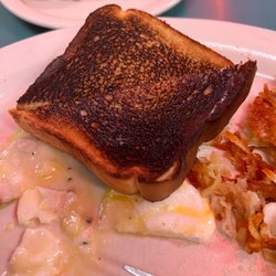Jane's Family Restaurant - Burnt toast