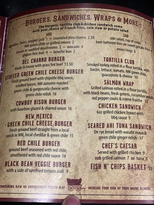 Menu photo 8 Del Charro Santa Fe, NM Menu photo 8 Del Charro Santa Fe, NM