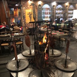 Braza Churrascaria - Ribs slow cooking