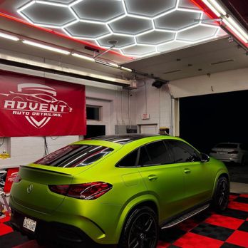 Advent Auto - gle63 amg full custom wrap dynamic lime green advent auto utica ny - Auto Detailing Near Me - Utica, New York