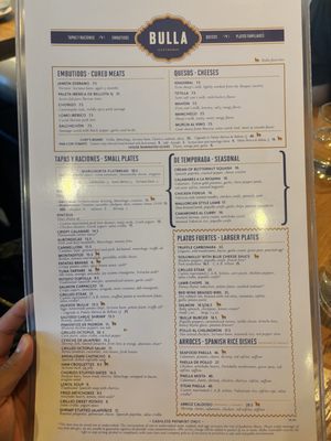 Menu photo 7 Bulla Gastrobar Plano, TX