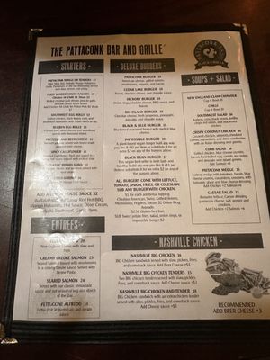 Menu photo 5 Pattaconk 1850 Bar and Grille Chester, CT Menu photo 5 Pattaconk 1850 Bar and Grille Chester, CT