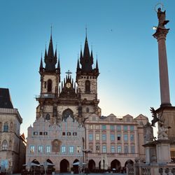 Church of Our Lady before Tyn at 7:00 am
