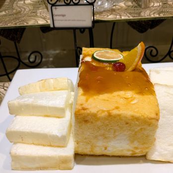Alba Restaurant Español - Canonigo (Like Brazo de Mercedes without the yolk). Light, airy, and scrumptious. - Spanish Near Me - Pasig City, NCR