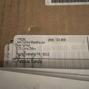 Walmart Supercenter - Address label which clearly shows it comes from AIM to find warehouse and not irobot store - Department Stores Near Me - North Bergen, New Jersey Walmart Supercenter - Address label which clearly shows it comes from AIM to find warehouse and not irobot store - Department Stores Near Me - North Bergen, New Jersey