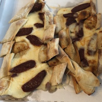 Cafe Istanbul - Pide - cheese & chorizo - Turkish Near Me - Chicago, Illinois