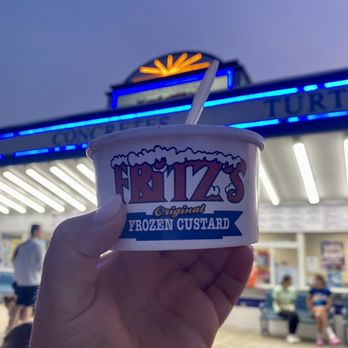 Fritz's Frozen Custard - Kiddie size sundae. - Ice Cream & Frozen Yogurt Near Me - O Fallon, Missouri Fritz's Frozen Custard - Kiddie size sundae. - Ice Cream & Frozen Yogurt Near Me - O Fallon, Missouri
