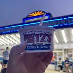 Fritz's Frozen Custard - Kiddie size sundae.