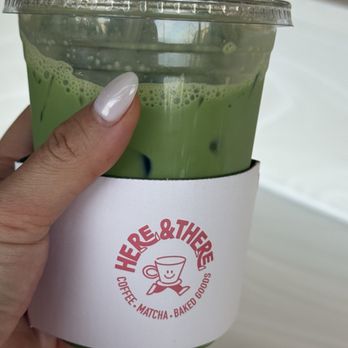 Here & There - Lavender matcha - Coffee & Tea Near Me - Stanton, California Here & There - Lavender matcha - Coffee & Tea Near Me - Stanton, California