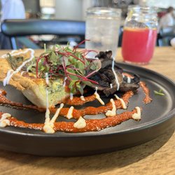 The Grove by Lemon Tree - Eggless Quiche with Tomato and Basil