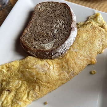 Blueprint Cafe Lounge - Cheese Omelette with Toast - Cafes Near Me - Newark, New Jersey