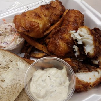 Wholesome Rollers - Great fish fry! (I cut that piece open in case you were wondering.) - Food Trucks Near Me Wholesome Rollers - Great fish fry! (I cut that piece open in case you were wondering.) - Food Trucks Near Me