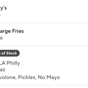 Jawny’s - Out of stock for sandwiches - Cheesesteaks Near Me - Los Angeles, California