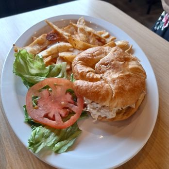 Eddie's Rise N' Dine - Chicken salad on a croissant. - Breakfast & Brunch Near Me - Highland, Illinois