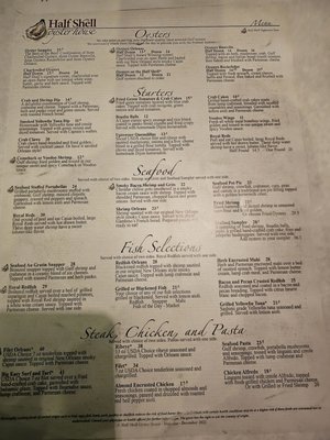 Menu photo 2 Half Shell Oyster House Spanish Fort Spanish Fort, AL