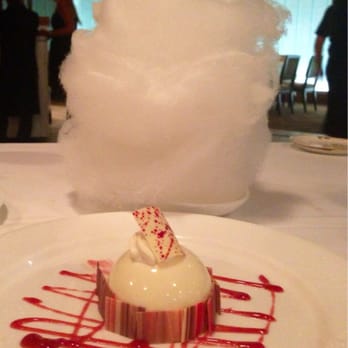 Sea Salt - What an epic desert. Every table gets a towering pile of cotton candy - Seafood Near Me - Naples, Florida