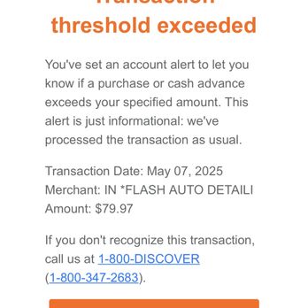 Flash Mobile Detailing & Ceramic Coatings - My transaction on my Discover Card showing Flash Mobile Detailing taking the $79.97 from me. - Auto Detailing Near Me - Sicklerville, New Jersey Flash Mobile Detailing & Ceramic Coatings - My transaction on my Discover Card showing Flash Mobile Detailing taking the $79.97 from me. - Auto Detailing Near Me - Sicklerville, New Jersey