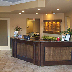 The Best U Now Plastic Surgery - This is our front desk, where you will always be received with a smile.