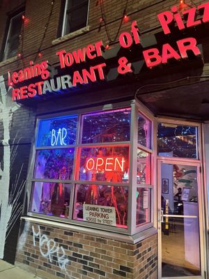 Leaning Tower of Pizza by null