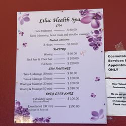Price list