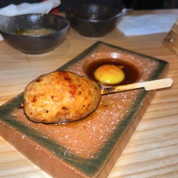 Drunken Monk - Chicken meatball - Izakaya Near Me - Menlo Park, California Drunken Monk - Chicken meatball - Izakaya Near Me - Menlo Park, California
