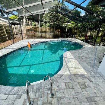 Pool Perfection - Our new deck and pool. - Hot Tub & Pool Near Me - Largo, Florida