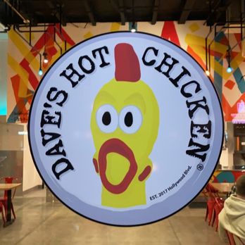 Dave's Hot Chicken - Front door. Cute logo. - Chicken Shop Near Me - Indio, California Dave's Hot Chicken - Front door. Cute logo. - Chicken Shop Near Me - Indio, California