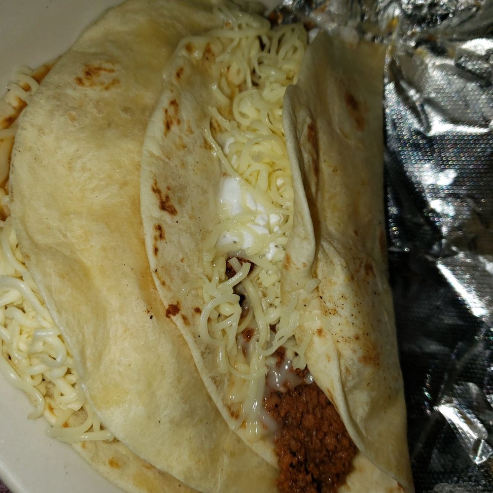 La Piedad - Two soft tacos with ground beef, shredded cheese, and sour cream - Mexican Near Me - Indianapolis, Indiana La Piedad - Two soft tacos with ground beef, shredded cheese, and sour cream - Mexican Near Me - Indianapolis, Indiana