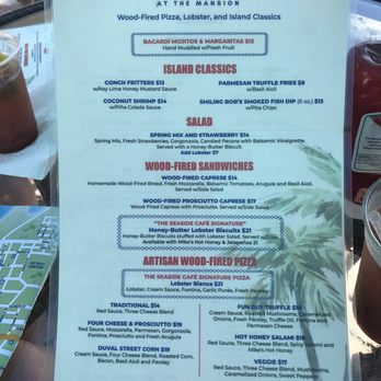 Seaside Cafe - 11/29/19 menu - Pizza Near Me - Key West, Florida Seaside Cafe - 11/29/19 menu - Pizza Near Me - Key West, Florida