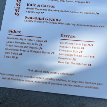 Sunday - Menu - Breakfast & Brunch Near Me - St Augustine, Florida