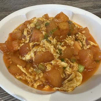 PengXiang Sichuan Kitchen - Stir-Fried Tomato and Eggs/番茄炒蛋 - Szechuan Near Me - Fountain Valley, California