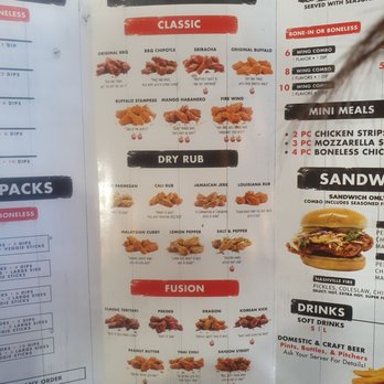 Fire Wings - Wing flavors menu - Chicken Shop Near Me - Irvine, California Fire Wings - Wing flavors menu - Chicken Shop Near Me - Irvine, California