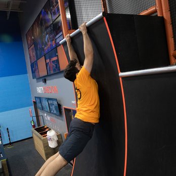 Sky Zone Greenfield - Warped Wall Action - Trampoline Parks Near Me - Greenfield, Wisconsin
