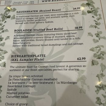 Biergarten - Menu - Wine Bars Near Me - Tucson, Arizona Biergarten - Menu - Wine Bars Near Me - Tucson, Arizona